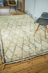 6x10.5 Vintage Beni Ourain Moroccan Carpet // ONH Item ee001290 Image 10