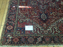 8x11 Antique Heriz Carpet // ONH Item 2295