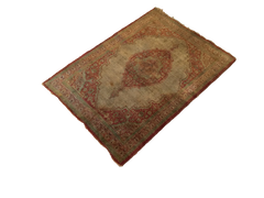  2x2.5 Antique Silk Persian Tabriz Rug Mat / Item 1783 image 18