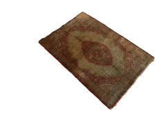  2x2.5 Antique Silk Persian Tabriz Rug Mat / Item 1783 image 29