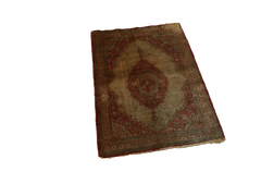  2x2.5 Antique Silk Persian Tabriz Rug Mat / Item 1783 image 34