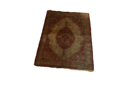  2x2.5 Antique Silk Persian Tabriz Rug Mat / Item 1783 image 36