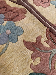 RESERVED 9x12.5 Vintage Indian William Morris Design Carpet // ONH Item mc001587 Image 2
