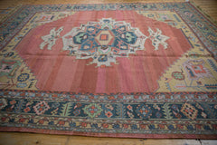 9x12 Vintage Indian Serapi Soumac Design Carpet // ONH Item mc001416 Image 8