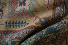 9x12 Vintage Indian Serapi Soumac Design Carpet // ONH Item mc001416 Image 12