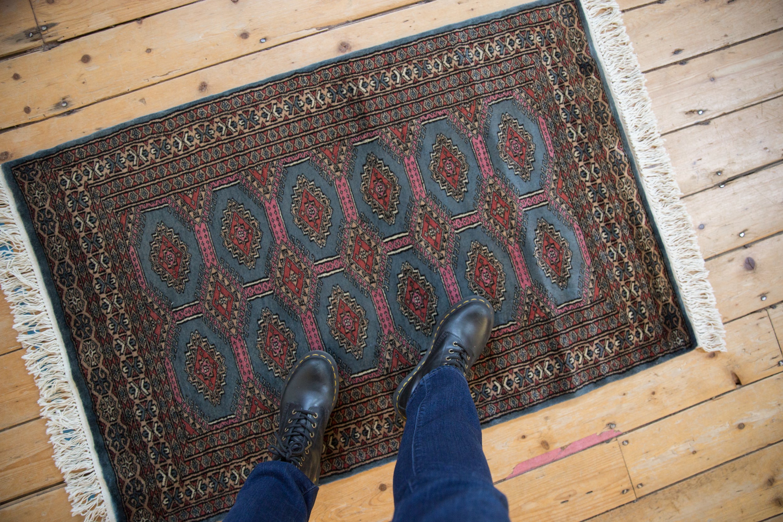 2.5x4 Vintage Fine Pakistani Turkmen Design Rug // ONH Item mc001498 Image 1