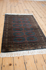 2.5x4 Vintage Fine Pakistani Turkmen Design Rug // ONH Item mc001498 Image 2