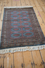 2.5x4 Vintage Fine Pakistani Turkmen Design Rug // ONH Item mc001498 Image 4