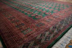 10.5x13.5 Vintage Fine Bokhara Carpet // ONH Item mc001502 Image 3