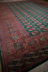 10.5x13.5 Vintage Fine Bokhara Carpet // ONH Item mc001502 Image 6