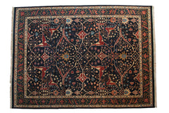 10x14 Vintage Indian Bijar Design Carpet // ONH Item mc001513