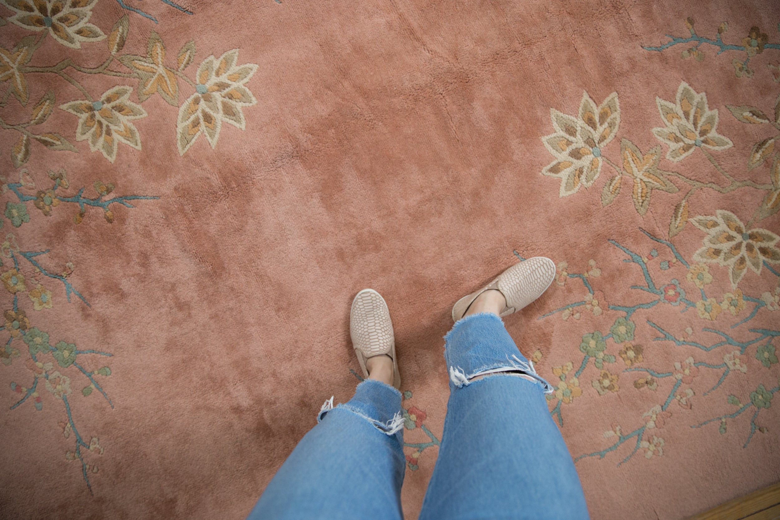 8x10 Vintage Japanese Art Deco Design Carpet // ONH Item mc001549 Image 1