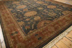 9x11.5 Vintage Tea Washed Indian Bijar Design Carpet // ONH Item mc001665 Image 6