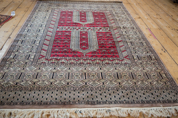 4x6 Vintage Fine Pakistani Turkmen Design Rug // ONH Item mc001689 Image 3