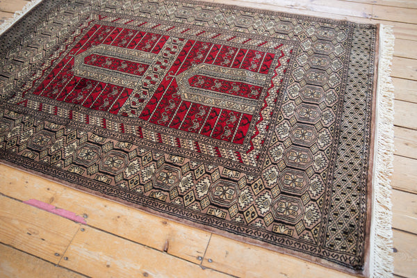 4x6 Vintage Fine Pakistani Turkmen Design Rug // ONH Item mc001689 Image 6