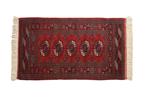 2.5x4 Vintage Fine Bokhara Rug Runner // ONH Item mc001959