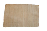 Amber Jute hand-woven rug with a blanched, supple texture, 2x3 sample.
