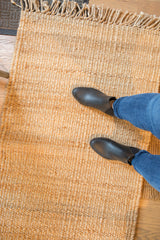 Jute Natural with Fringe New Carpet Collection // ONH Item // MDXJUTE02030400 Image 2