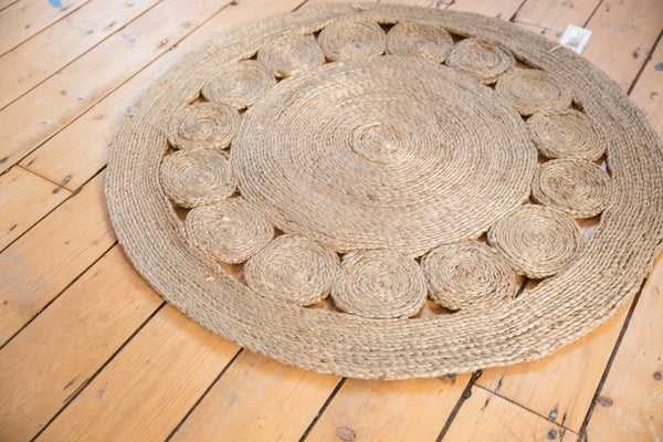 Jute Round Gray New Carpet Collection // ONH Item 5013 // MDXRNDG03000000 Image 1