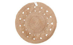 Jute Round Gray New Carpet Collection // ONH Item 5013 // MDXRNDG03000000