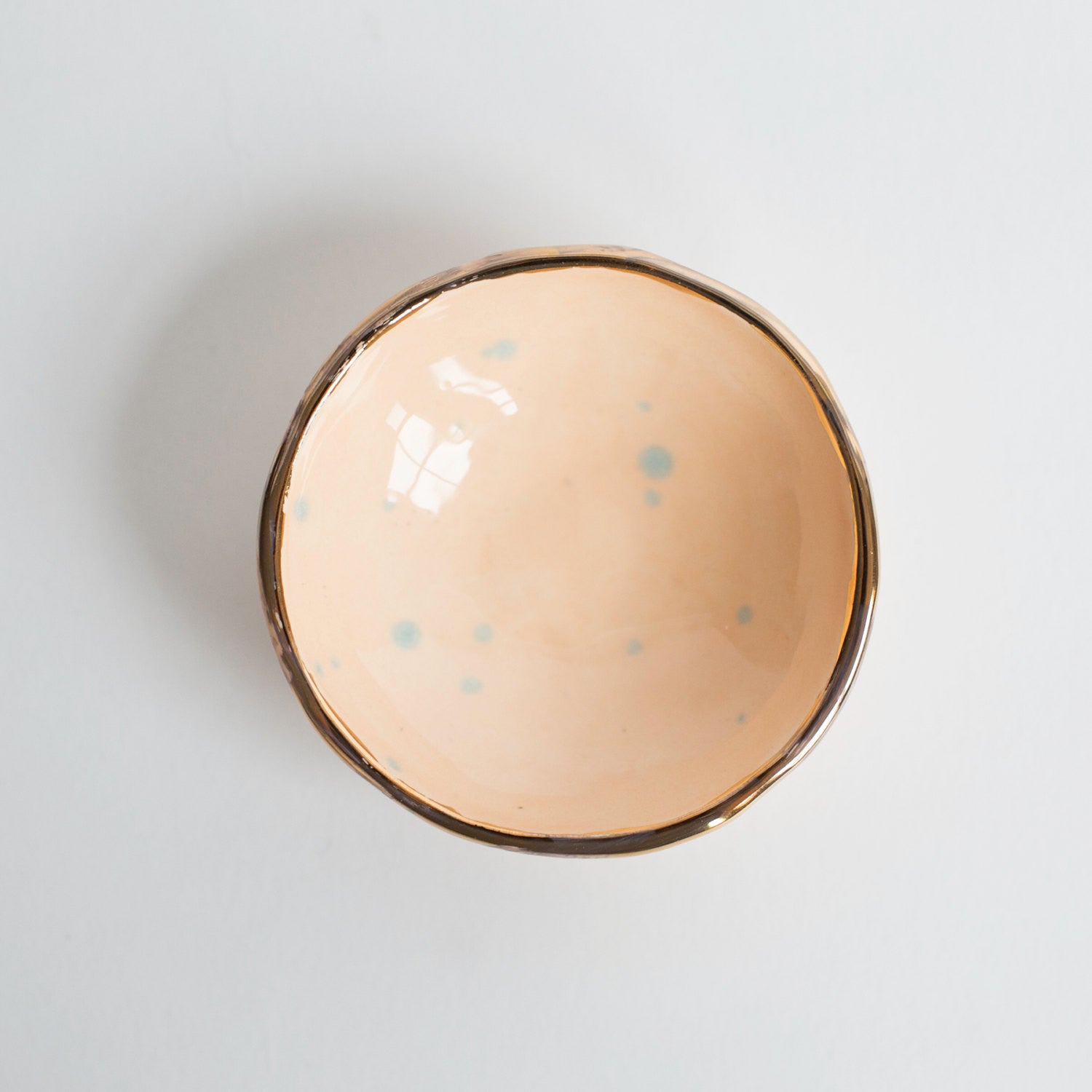 Handmade Air Plant / Ring Dish Peach // ONH Item 3399 Image 1
