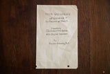 Original handwritten title card for R.H. Greeley's botanical illustration series.