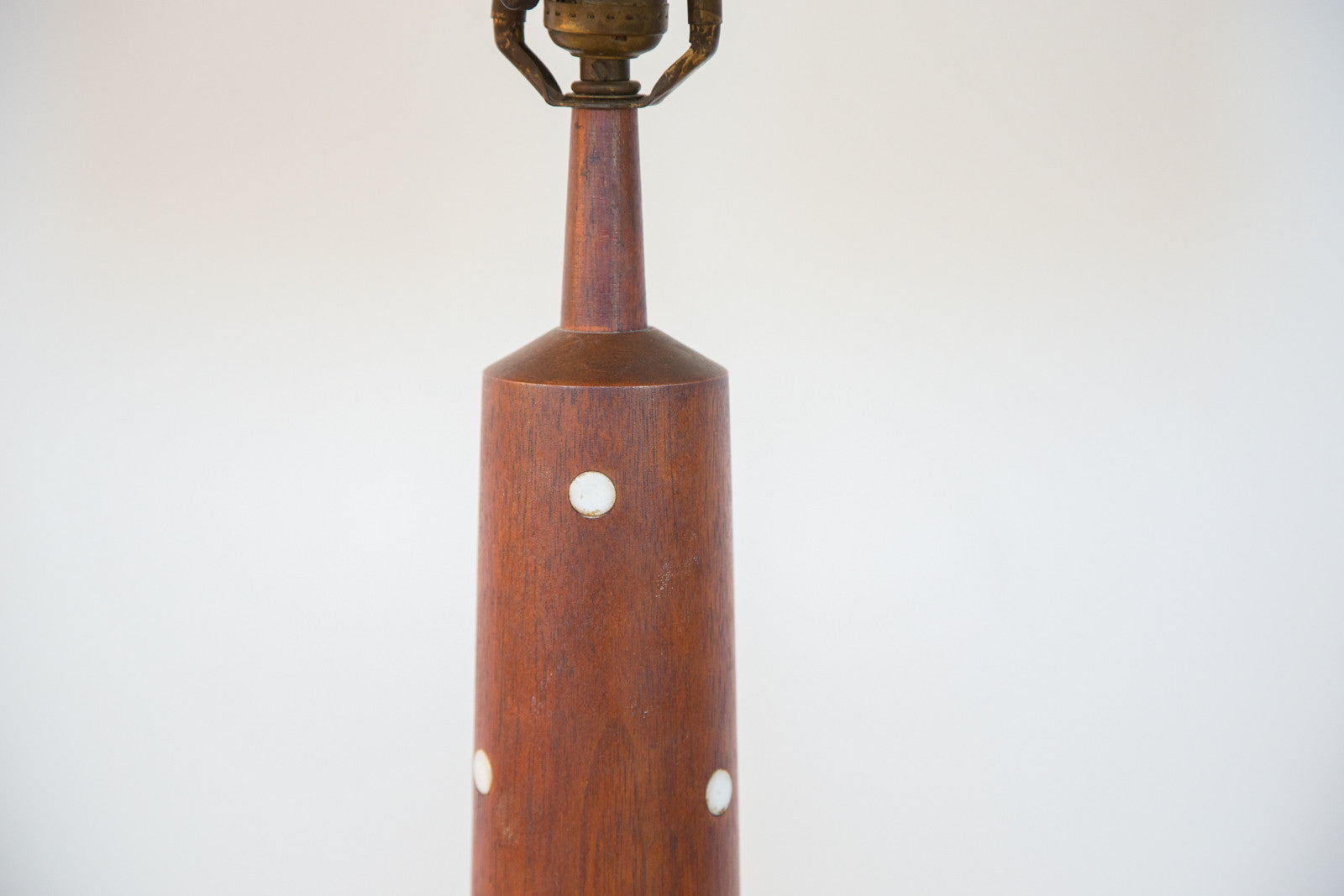 Mid Century Modern Martz Teak Lamp // ONH Item RH121 Image 1