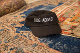 Black cotton hat with 