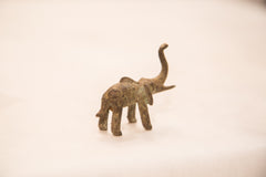 Vintage Oxidized Elephant Bronze Gold Weight