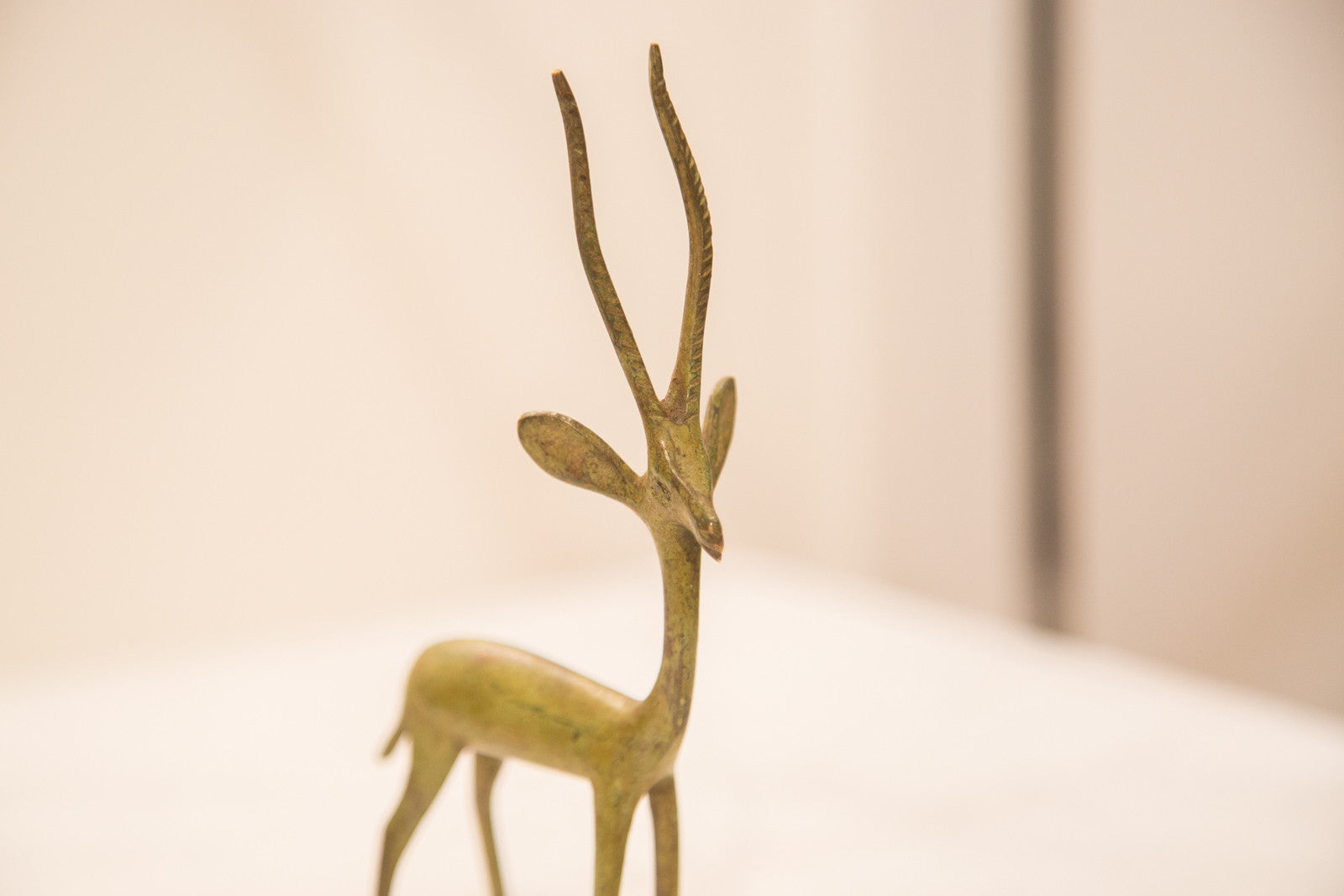 Vintage Large Gazelle Bronze Gold Weight