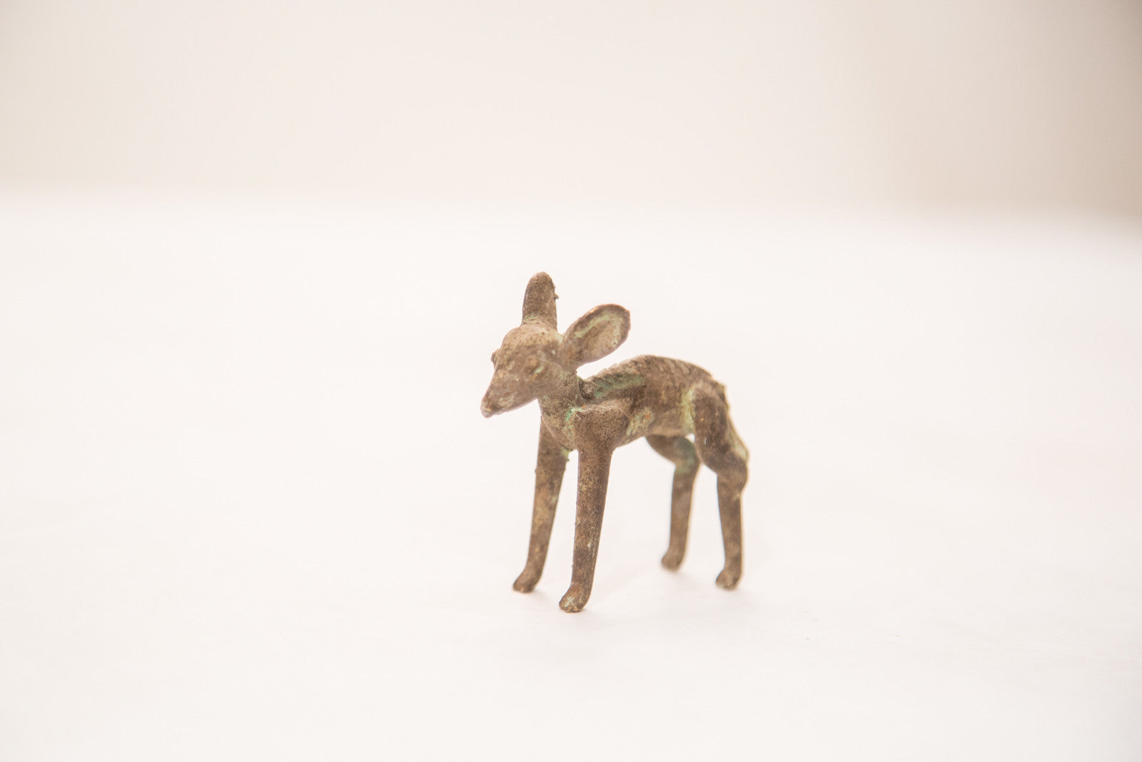 Vintage Oxidized Female Impala (Ewe) Bronze Gold Weight