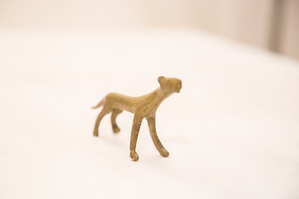 Vintage Cheetah Bronze Gold Weight