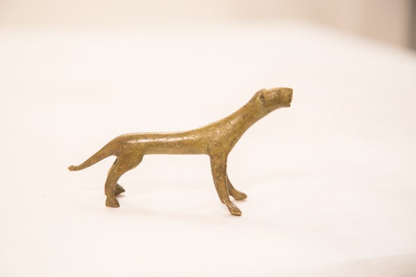 Vintage Cheetah Bronze Gold Weight