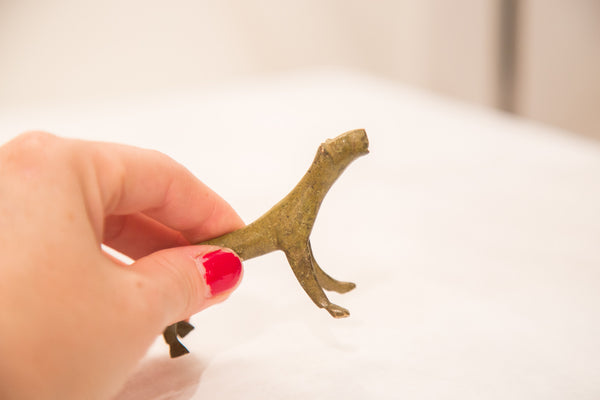 Vintage Cheetah Bronze Gold Weight