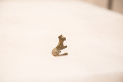 Vintage Resting Cheetah Small Bronze Gold Weight
