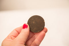 Vintage Heavy Bronze Oversize African Coin Bronze Gold Weight