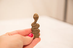 Vintage Bronze Twisty Snake Bronze Gold Weight
