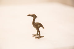 Vintage Secretary Bird Bronze Gold Weight