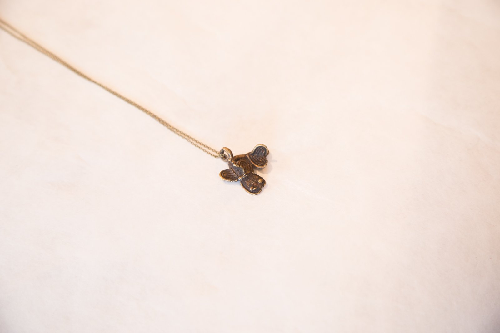 Vintage African Fish Pendant Necklace