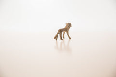Vintage African Miniature Bronze Lion Figurine Image 3