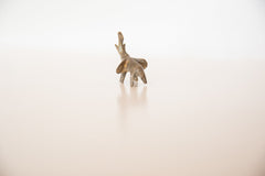 Vintage African Miniature Bronze Elephant Figurine Image 2