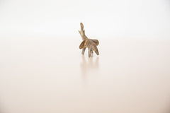 Vintage African Miniature Bronze Elephant Figurine Image 3