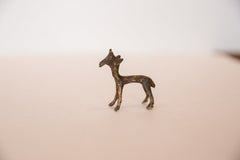 Vintage African Bronze Gazelle Fawn Figurine Image 1