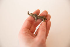 Vintage African Miniature Bronze Rhinoceros Figurine // ONH Item AB00390 Image 4