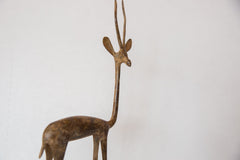 Vintage African Bronze Right Facing Gazelle Figurine Image 3