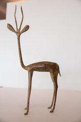 Vintage African Bronze Right Facing Gazelle Figurine Image 4