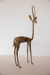 Vintage African Bronze Right Facing Gazelle Figurine Image 5