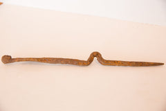 Vintage African Iron Stake Figure Sculpture Image 6