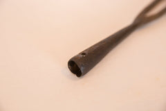 Vintage African Iron Double Headed Spear Tip Sculpture Image 5