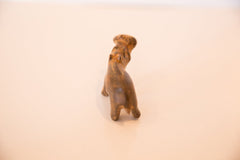 Vintage African Medium Bronze Hippo with Rusty Patina // ONH Item ab00418 Image 4